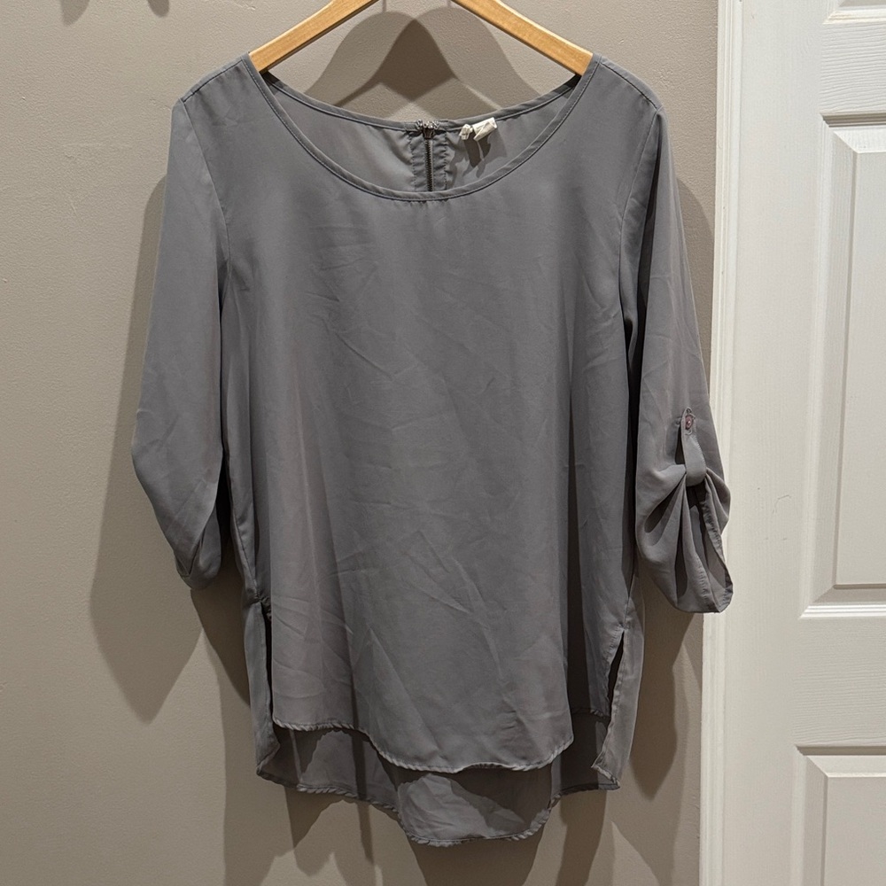 Gray Women's Casual Top